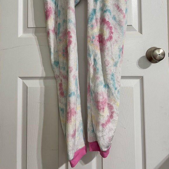 Girls fleece pajamas onesie - Picture 4 of 4